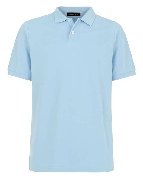 light blue polo shirts men's.